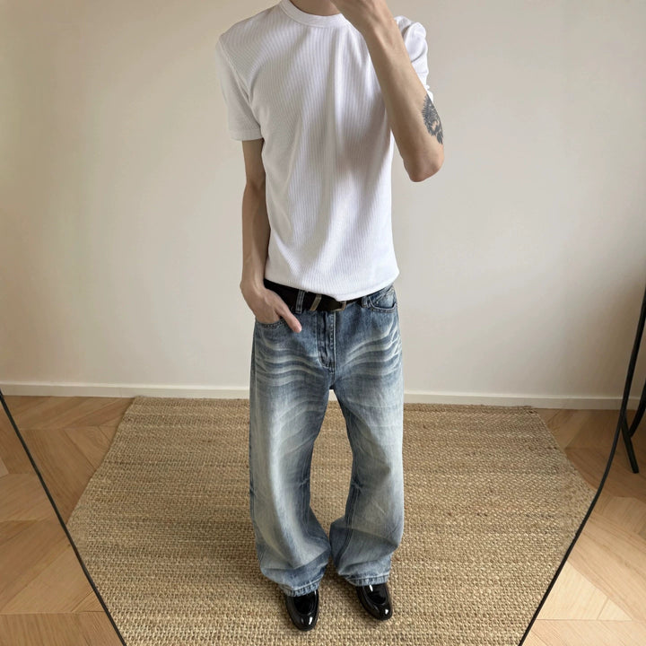 Damen Weitgeschnittene Denim-Jeans Drune