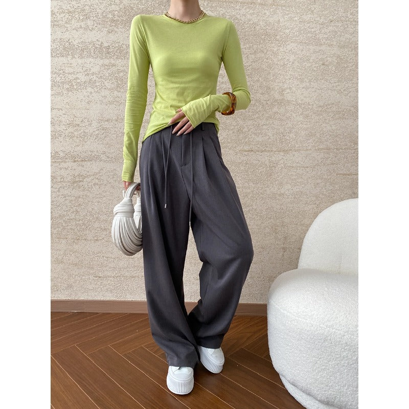 Damen Langarmshirt mit modischem U-Boot-Ausschnitt und figurfreundlicher Passform Drune
