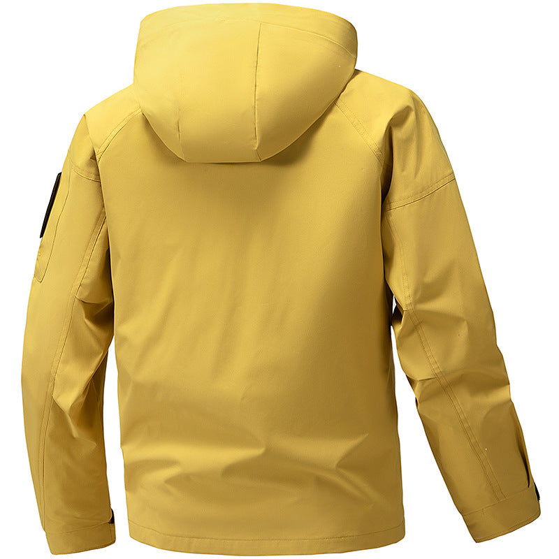 Herren Wetterfeste und Atmungsaktive Outdoor-Jacke Drune