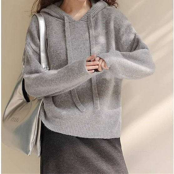 Damen Kapuzenpullover Drune