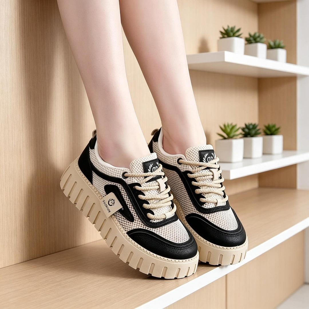 Damen Atmungsaktive Sneaker mit stabiler Sohle Drune