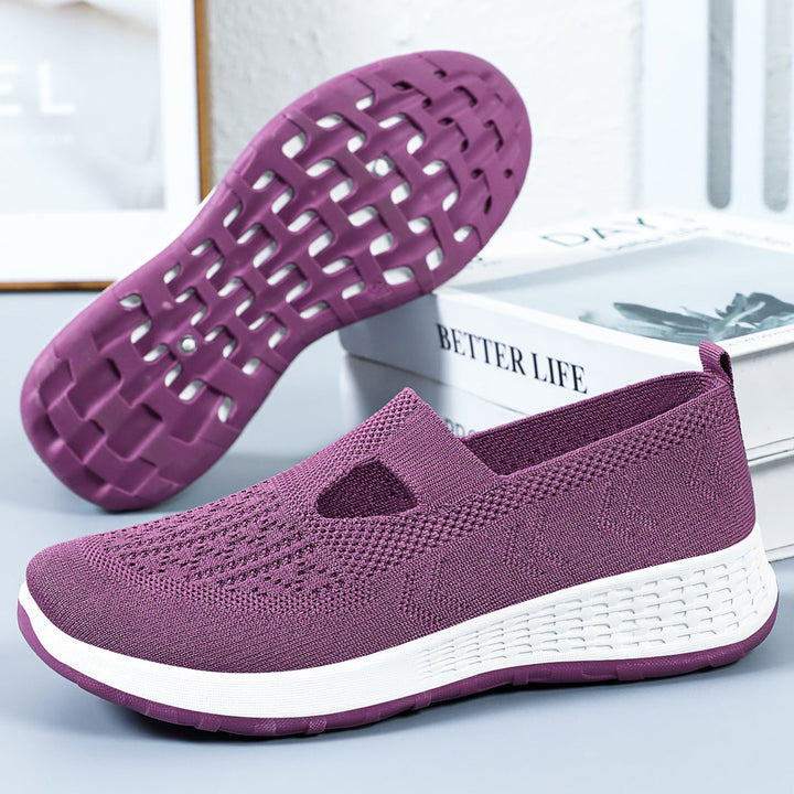 Damen Komfortable Slip-On Sneakers mit innovativer Mesh-Oberfläche Drune