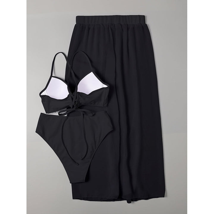 Damen Bikiniset mit elegantem Wickelrock Drune