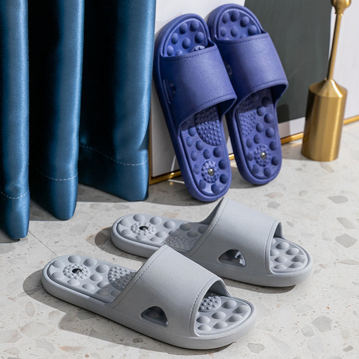 Damen Wellness-Pantoletten mit ergonomischem Fußbett und rutschfester Sohle Drune