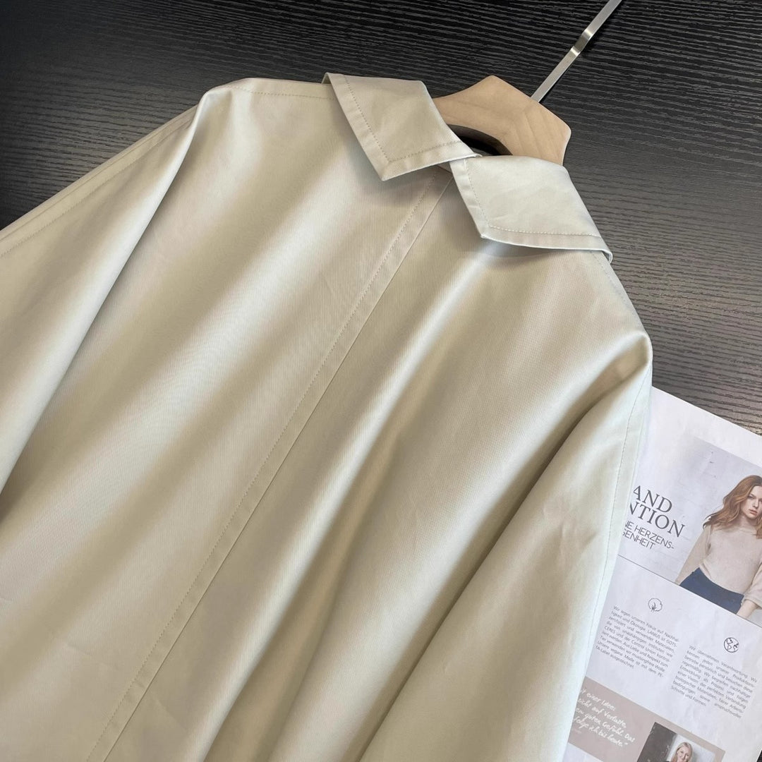 Damen Modische Übergangsjacke mit schickem Schnitt Drune