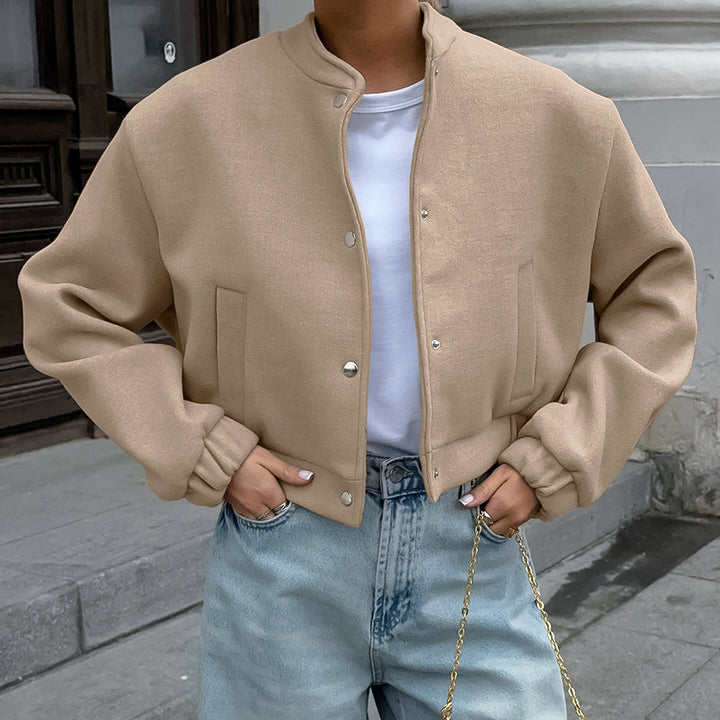 Damen sportliche cropped Jacke mit praktischen Taschen und hochwertigem Material Drune