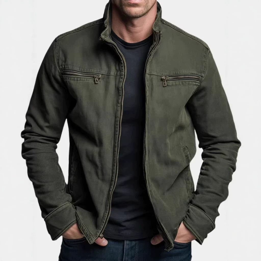 Herren Modische Übergangsjacke mit praktischen Taschen