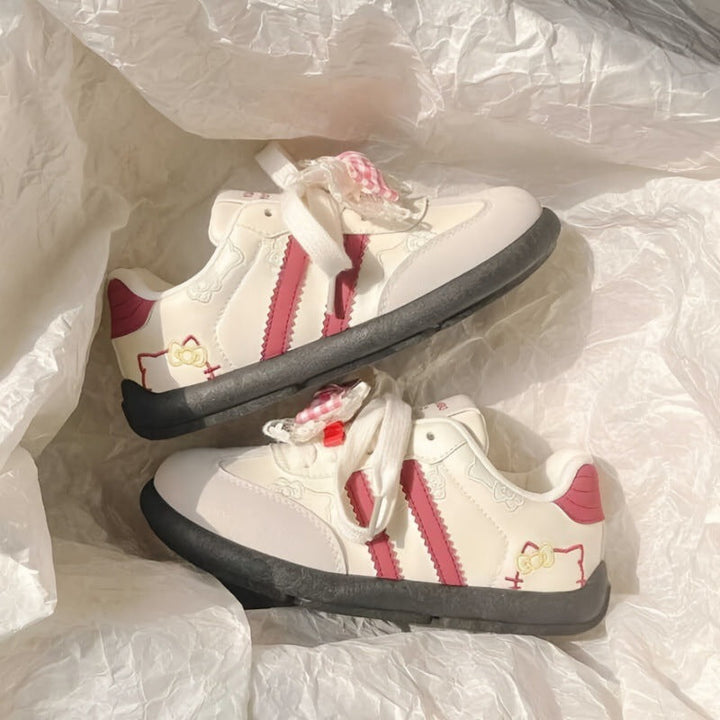 Damen Sportliche Sneaker mit einzigartigen Tiermotiven und dekorativer Schnürung Drune