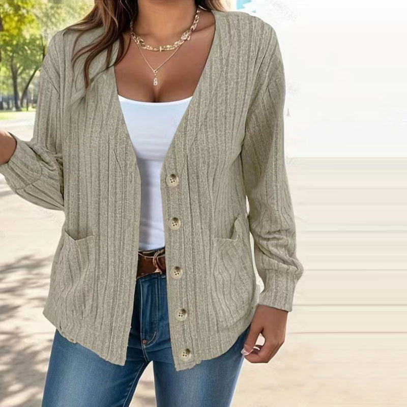 Drune | Warme Strickstrickjacke für Kalte Tage
