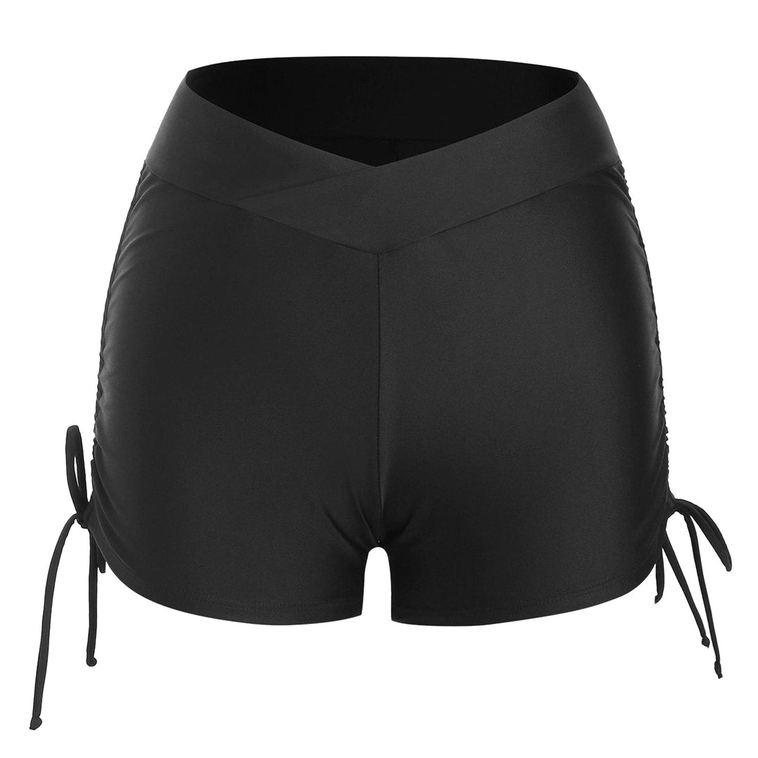 Damen Sportliche Badeshorts mit praktischer Raffung Drune