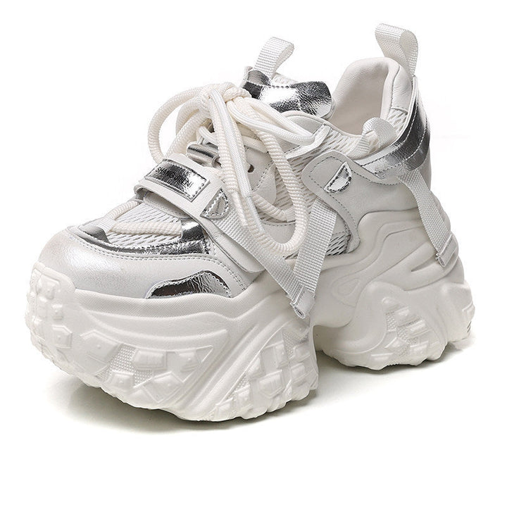 Damen Chunky Sneakers mit reflektierenden Akzenten und verstärktem Dämpfungssystem Drune