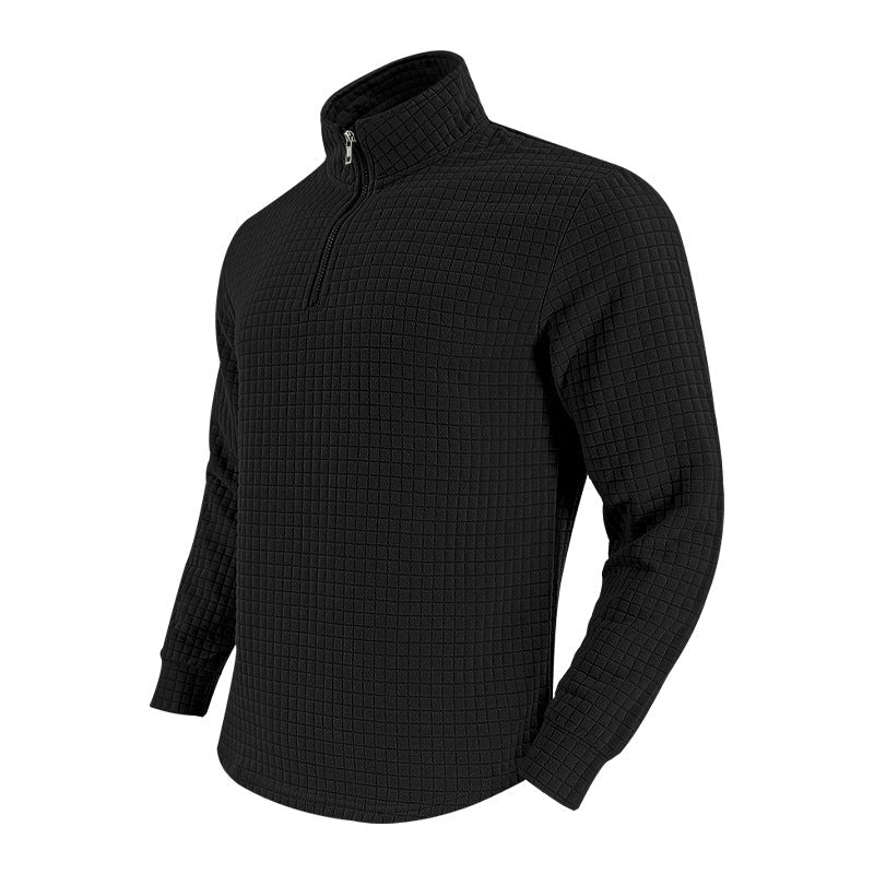 Herren Thermo-Fleecepullover mit Reißverschluss und strukturiertem Design Drune
