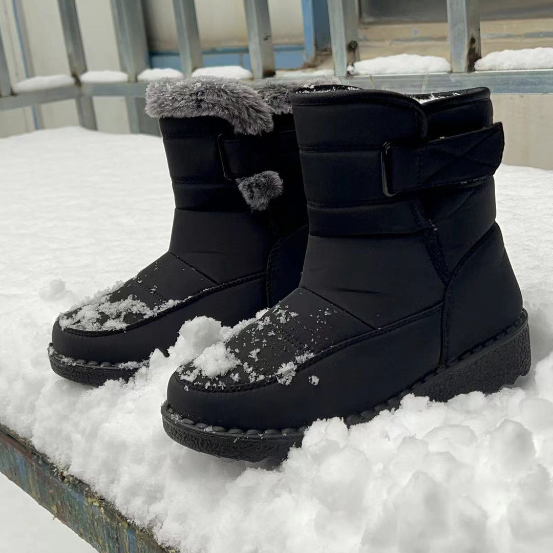 Damen Warmgefütterte Stiefel Drune