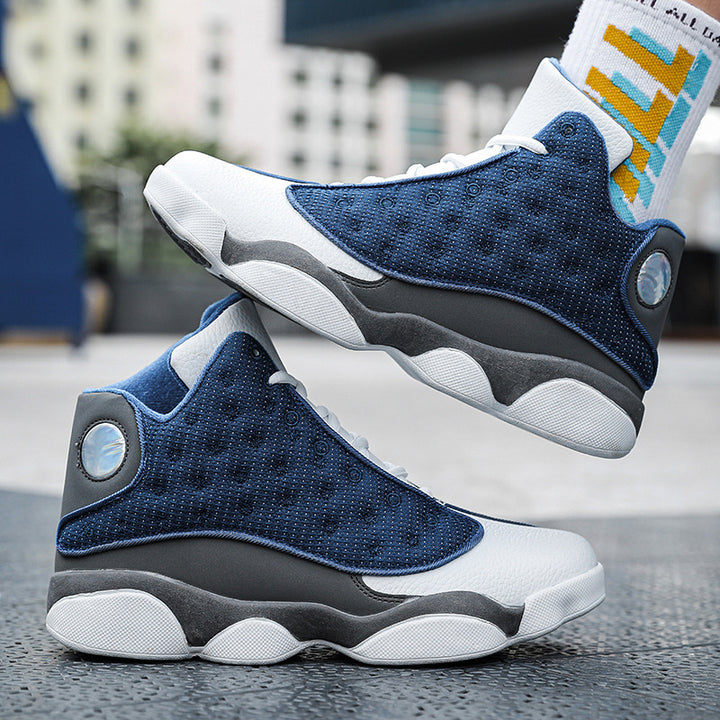 Herren Basketball-High-Top Sneaker mit reaktiver Dämpfung und verstärkter Knöchelstütze Drune