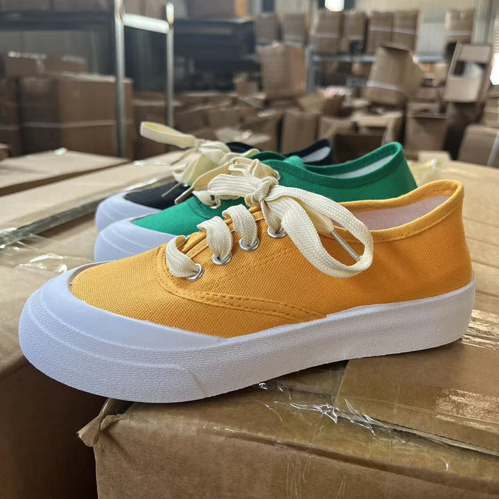 Damen Sportliche Segelschuhe mit klassischem Schnürdesign und rutschfester Sohle Drune