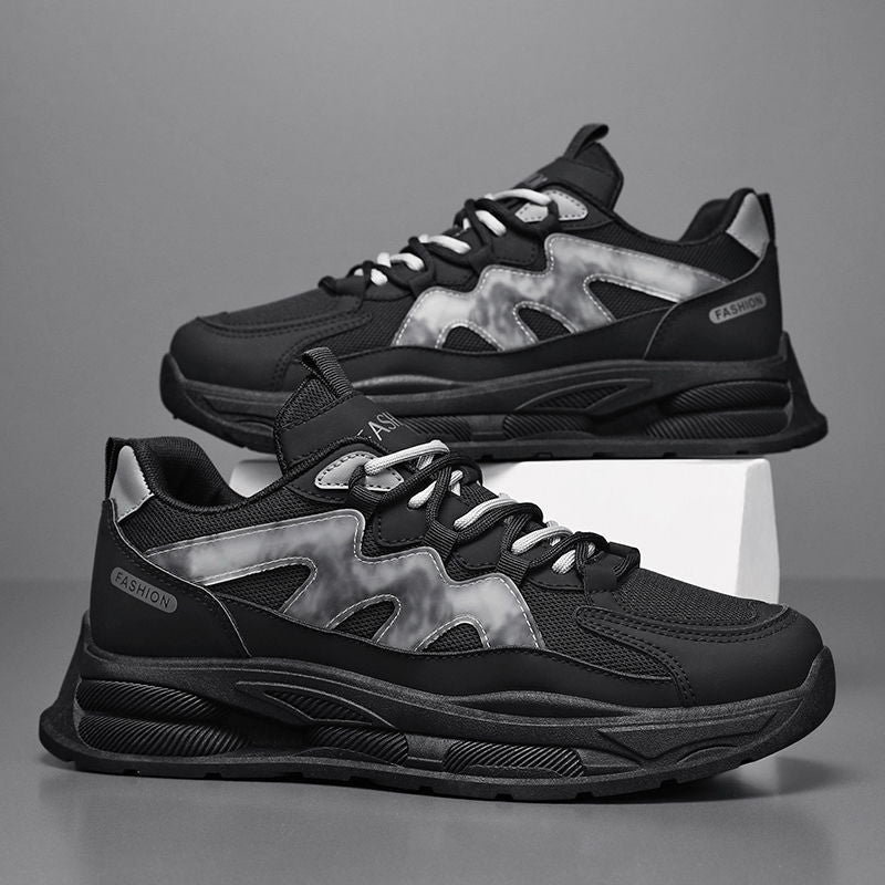 Damen modische sportive Sneakers mit atmungsaktiver Oberfläche und dämpfender Sohle Drune