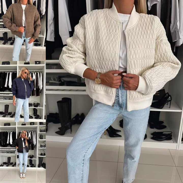 Damen Steppjacke mit komfortabler Passform und elastischen Bündchen Drune
