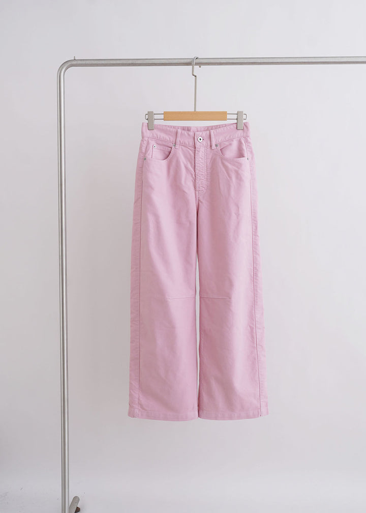 Damen Weite High-Waist Hose Drune