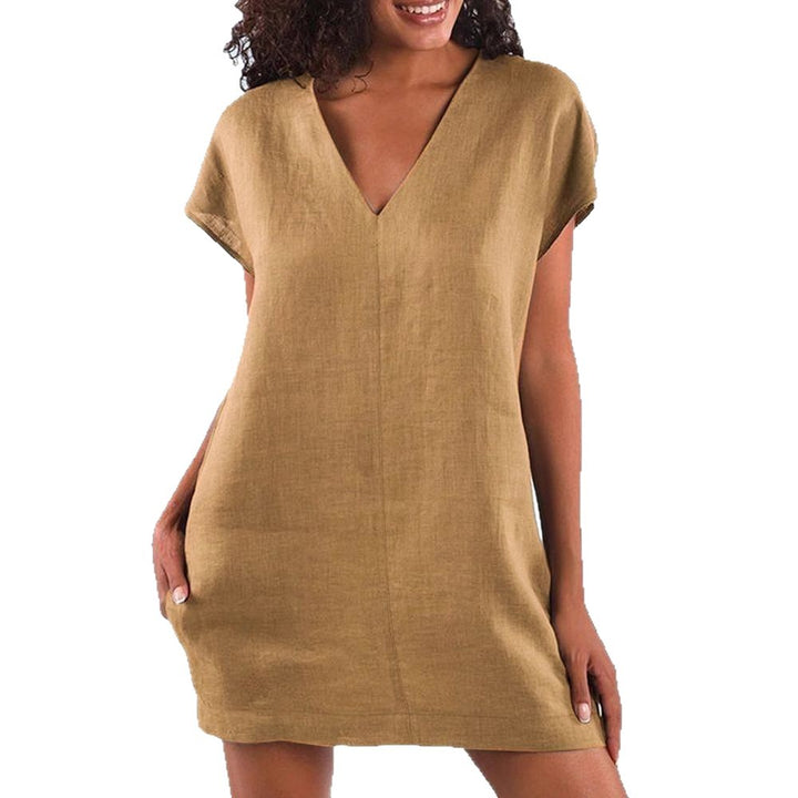 Damen Leichtes Sommerkleid Drune