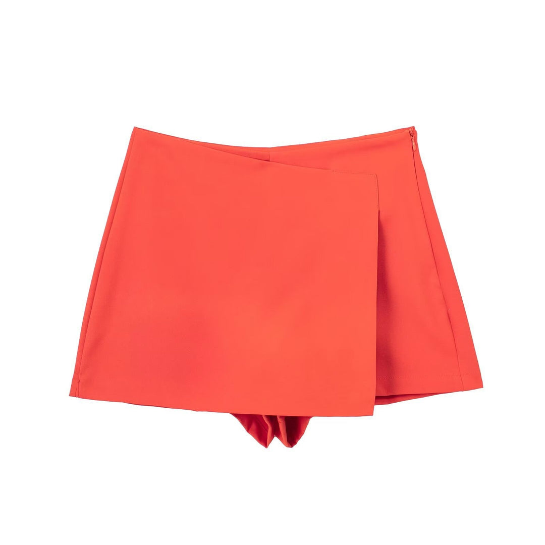 Damen sportliche Shorts mit elegantem Layering-Design Drune