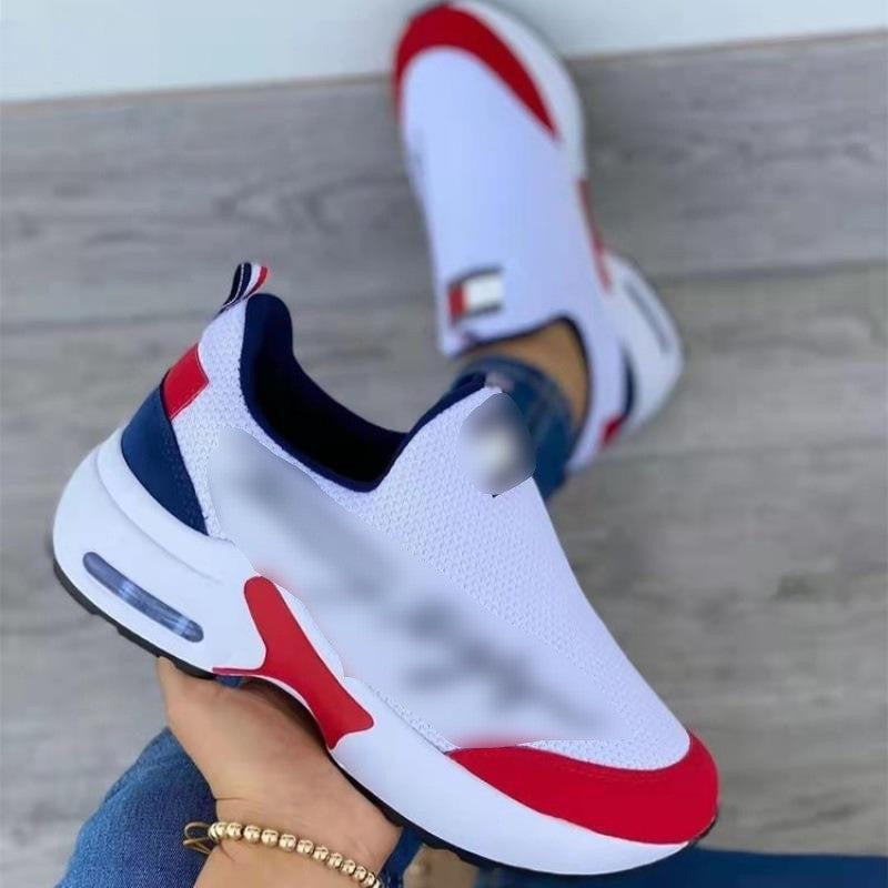 Damen Sock-Sneaker mit luftgepolsterter Sohleneinheit und gestricktem Komfortschaft Drune