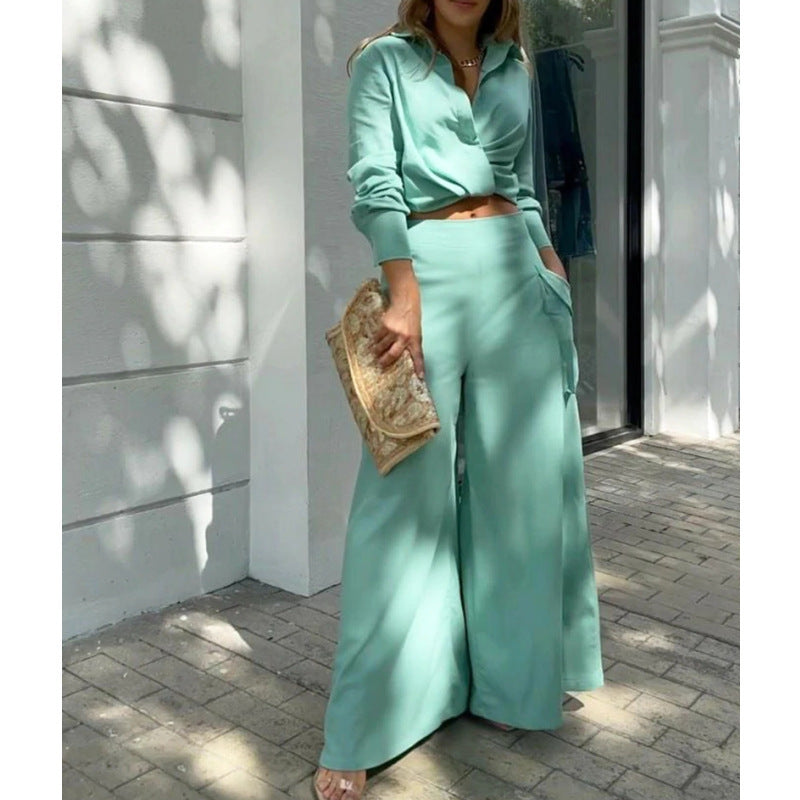Damen Elegantes und lässiges Zweiteiler-Set Drune