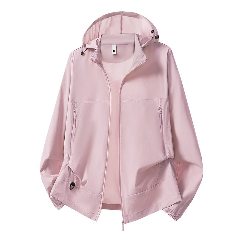 Herren Leichte Softshell-Übergangsjacke mit Kapuze, wind- und wasserabweisender Hülle & verstellbarem Kordelsaum Drune