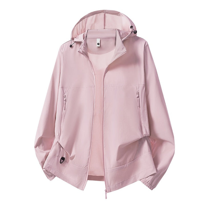 Herren Leichte Softshell-Übergangsjacke mit Kapuze, wind- und wasserabweisender Hülle & verstellbarem Kordelsaum Drune