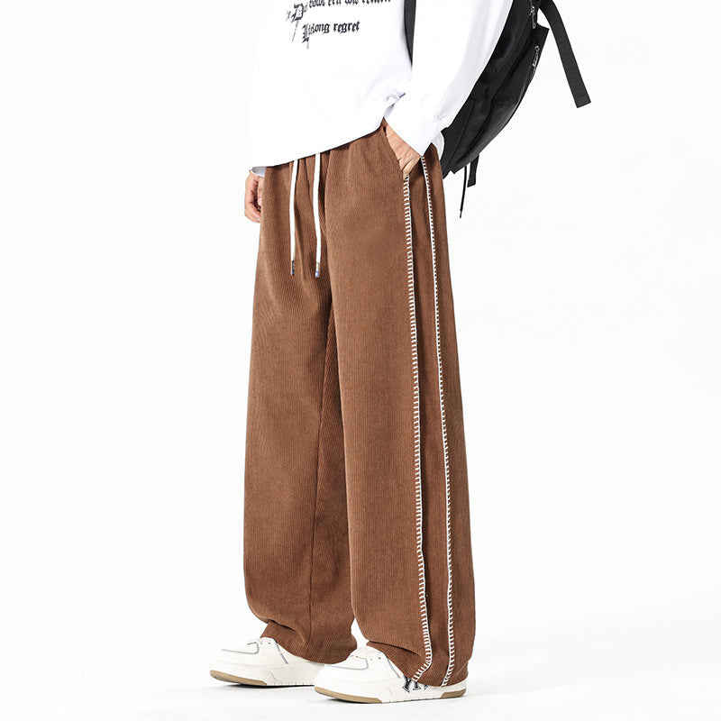 Herren Bequeme Kordhose mit weitem Schnitt