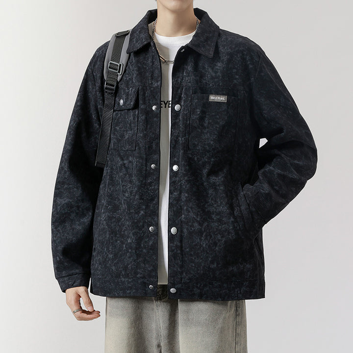 Herren Urbaner Overshirt mit modernen Taschen Drune