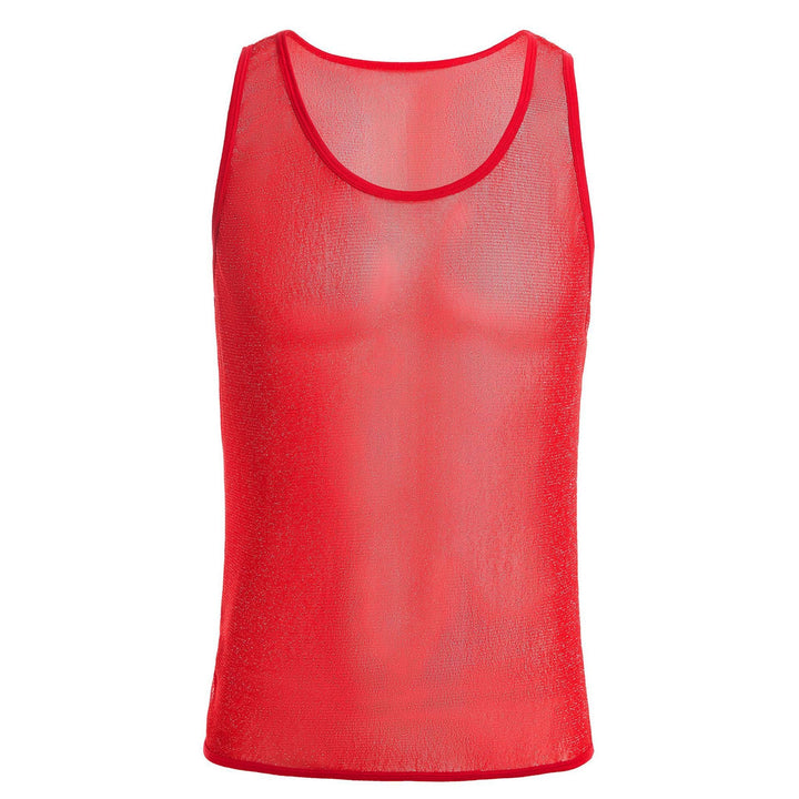 Herren Sportliches Netz-Tanktop Drune