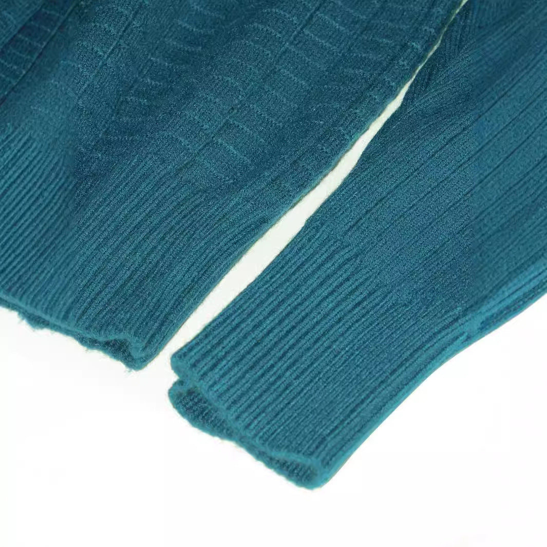 Damen Feinstrickpullover mit attraktivem Rippenmuster und hochgeschlossenem Kragen Drune