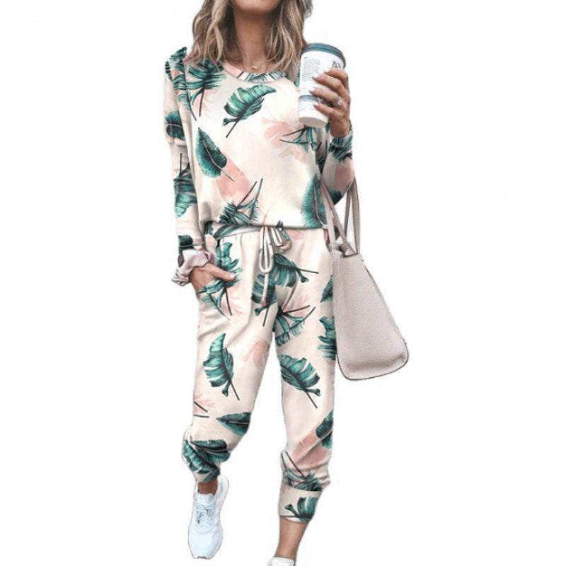Damen lässiger Jumpsuit mit modernem Batik-Design und praktischen Taschen Drune
