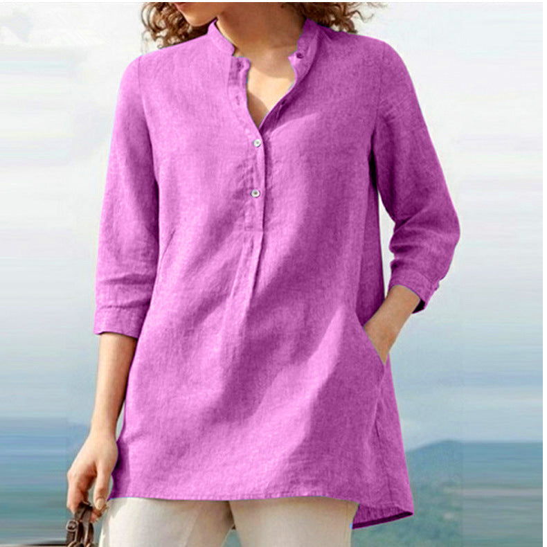 Drune | Elegante Leinenbluse