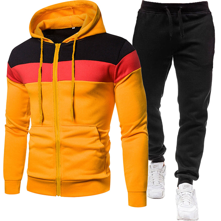 Herren nan zweiteiliges Freizeit-Jogginganzug-Set Drune