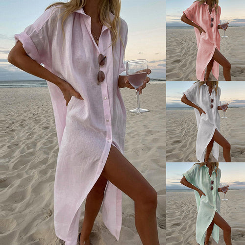 Damen Sommerliche Strandbluse Drune