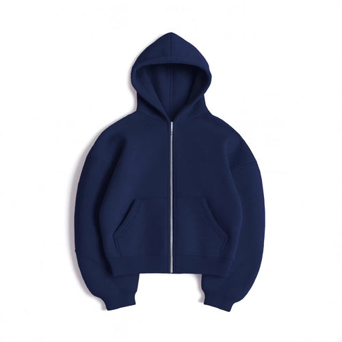 Damen Modischer Zip-Hoodie mit Oversized Schnitt