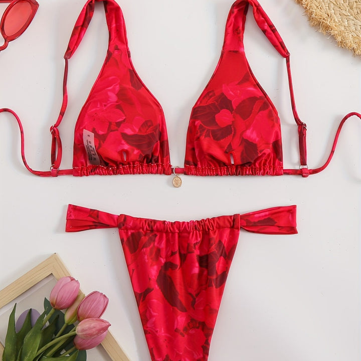 Damen Triangel-Bikini mit komfortablen verstellbaren Trägern Drune