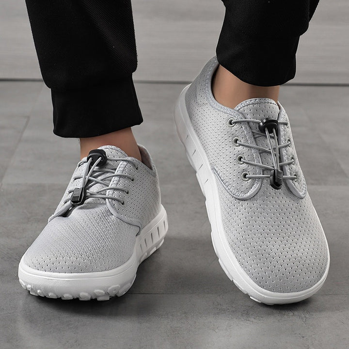 Damen Leichter Freizeit-Sneaker mit Schnellzug-Kordel, perforiertem Mesh & stoßdämpfender Laufsohle Drune