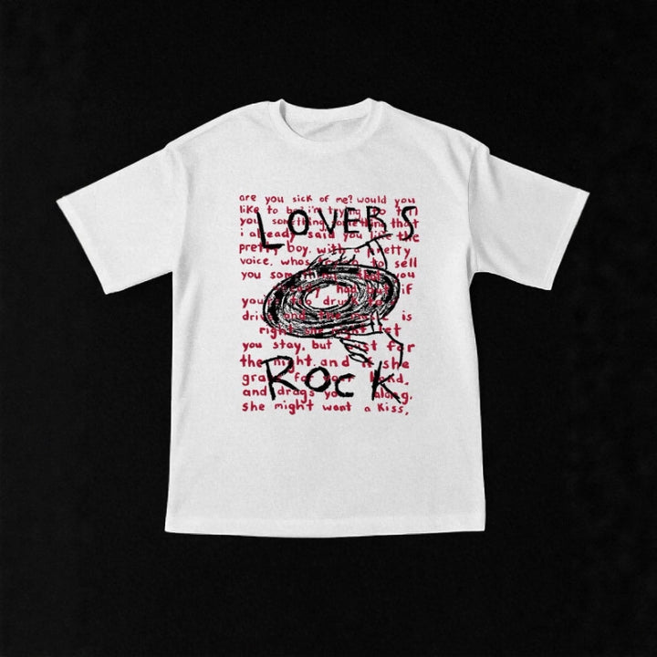 Damen Grafik T-Shirt mit kreativem Schriftzug und lässigem Schnitt Drune