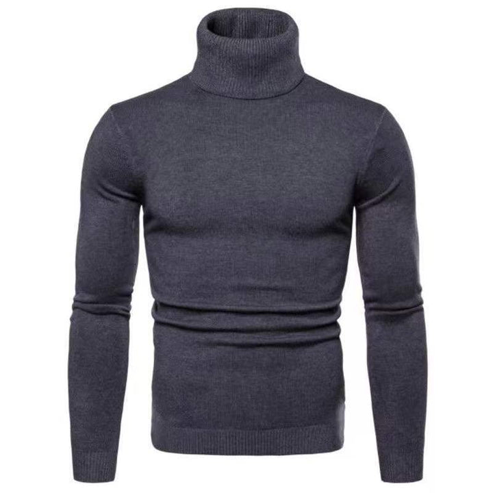 Herren Rollkragenpullover aus feiner Baumwolle mit figurbetontem Schnitt Drune