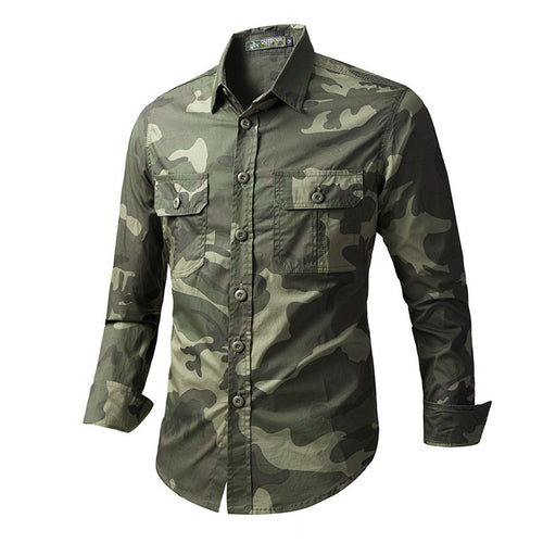Herren Feldjacke im Camouflage-Stil Drune