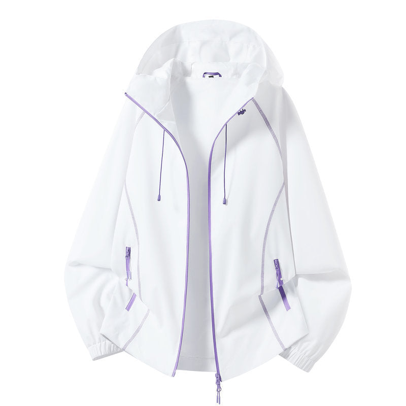 Damen Leichte Sportjacke mit Kapuze Drune