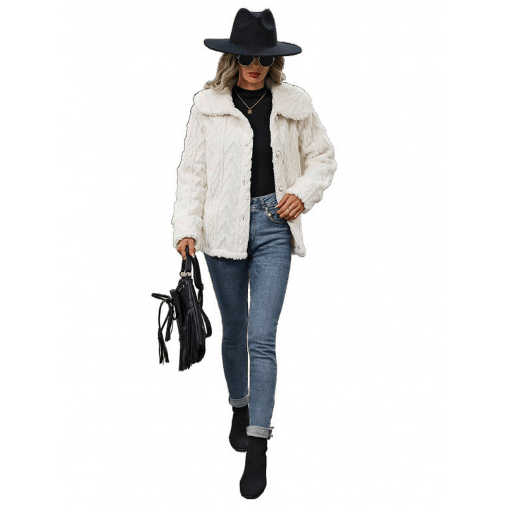 Damen kuschelige Fleecejacke Drune