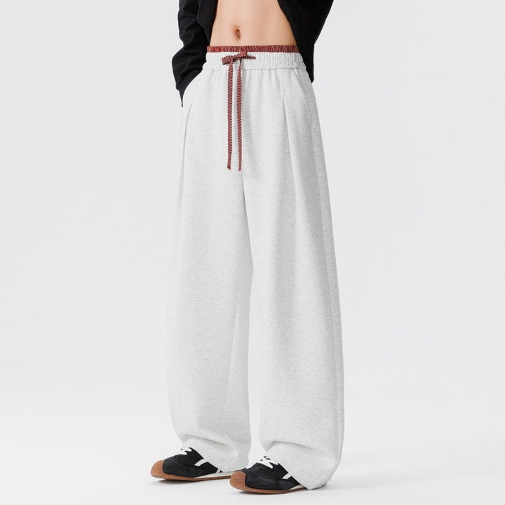 Damen Extrabreite Lounge-Sweathose mit Tunnelzug, Ballonbeinen & eingearbeiteten Seitentaschen Drune