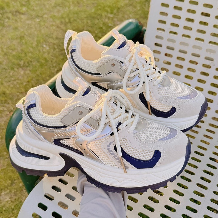 Damen Sportliche Sneakers mit atmungsaktiver Mesh-Oberfläche und modischer Silhouette Drune