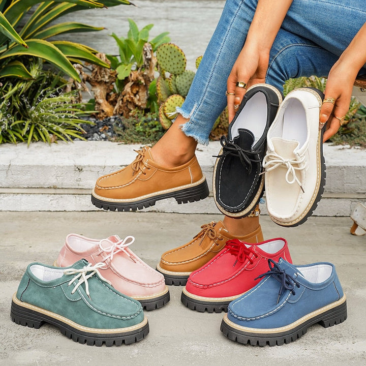 Damen Robuste Comfort-Schnürschuhe Drune