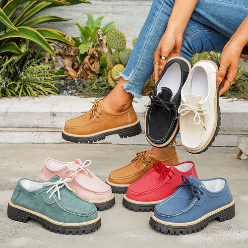 Damen Robuste Comfort-Schnürschuhe Drune