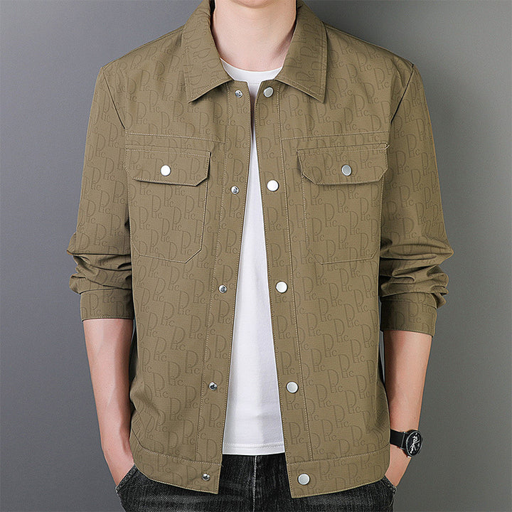 Herren Modische Utility-Jacke Drune