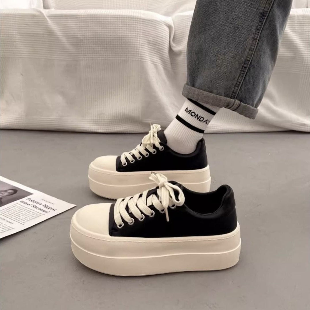 Damen Sneaker mit modischer Plateau-Sohle Drune